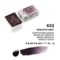 Colori ad acquerello extrafini White Nights Watercolour Pan 2.5ml - 632 Hematite mist