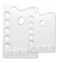 Tavolozza plastica rettangolare grande 35x24cm