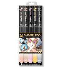 Marker Chameleon Pastel Tones, Set 5 pz