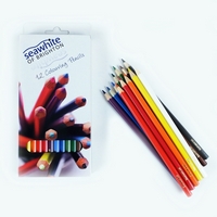 Matite colorate asst. per disegno, 12 pz, Seawhite