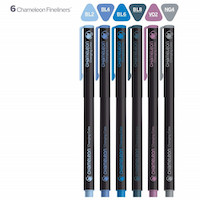 Fineliner Chameleon Cool Colours, Set 6 pz