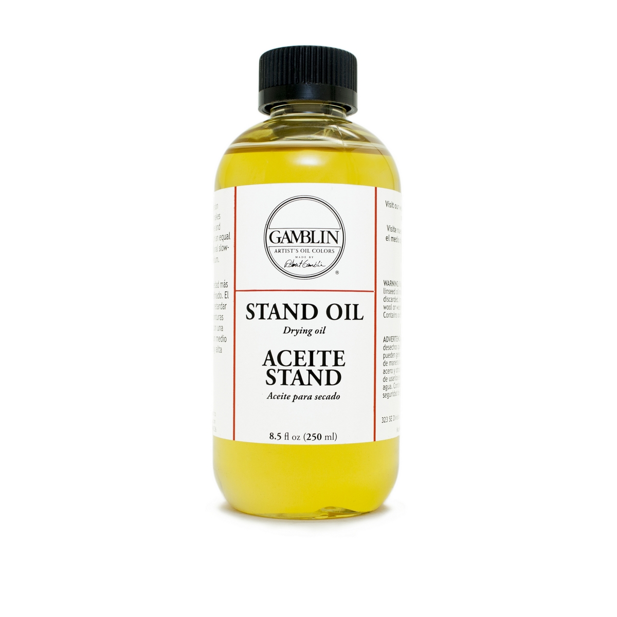 GMB08008-Olio di lino polimerizzato, Stand oil, 250ml, Gamblin