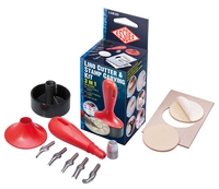 Set per linoleografia 3 in 1 Lino cutter and stamp carving kit, Essdee