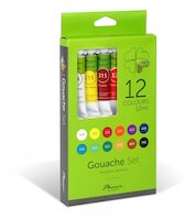 Gouache Paint set 12x12ml, Phoenix