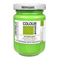 Colori acilici opachi professionali Colours Renesans - 24 Green yellow 125 ml